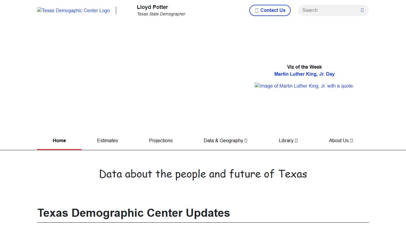 Texas Demographic Center (TDC)